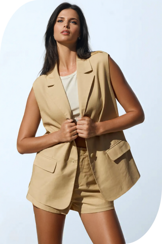 Ezra Sleeveless Blazer