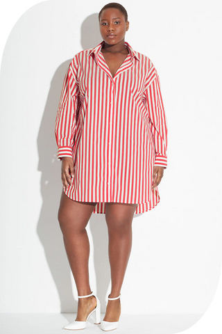 Signature Tunic Shirt in Poppy