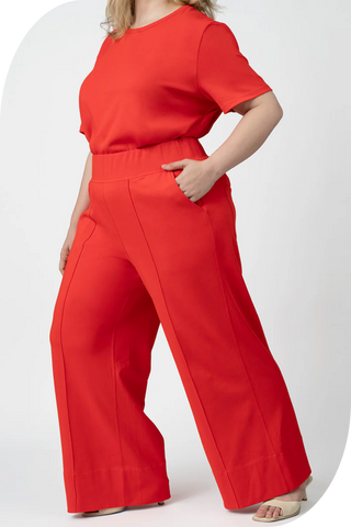 CoolROSE™ Luxe Plus Size Wide-Leg Pant