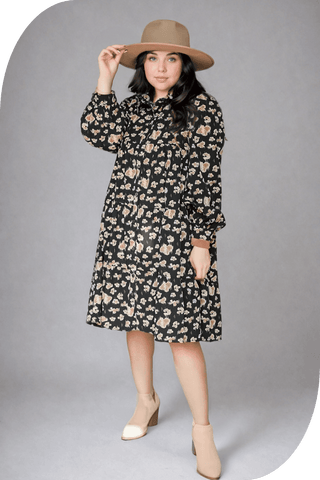 Abby Floral Tiered Dress